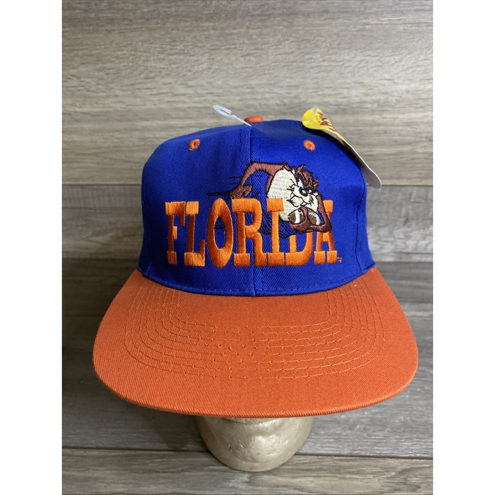 FLORIDA GATORS TAZMANIAN DEVIL SNAPBACK HAT VINTAGE 1990'S NCAA New W Tags